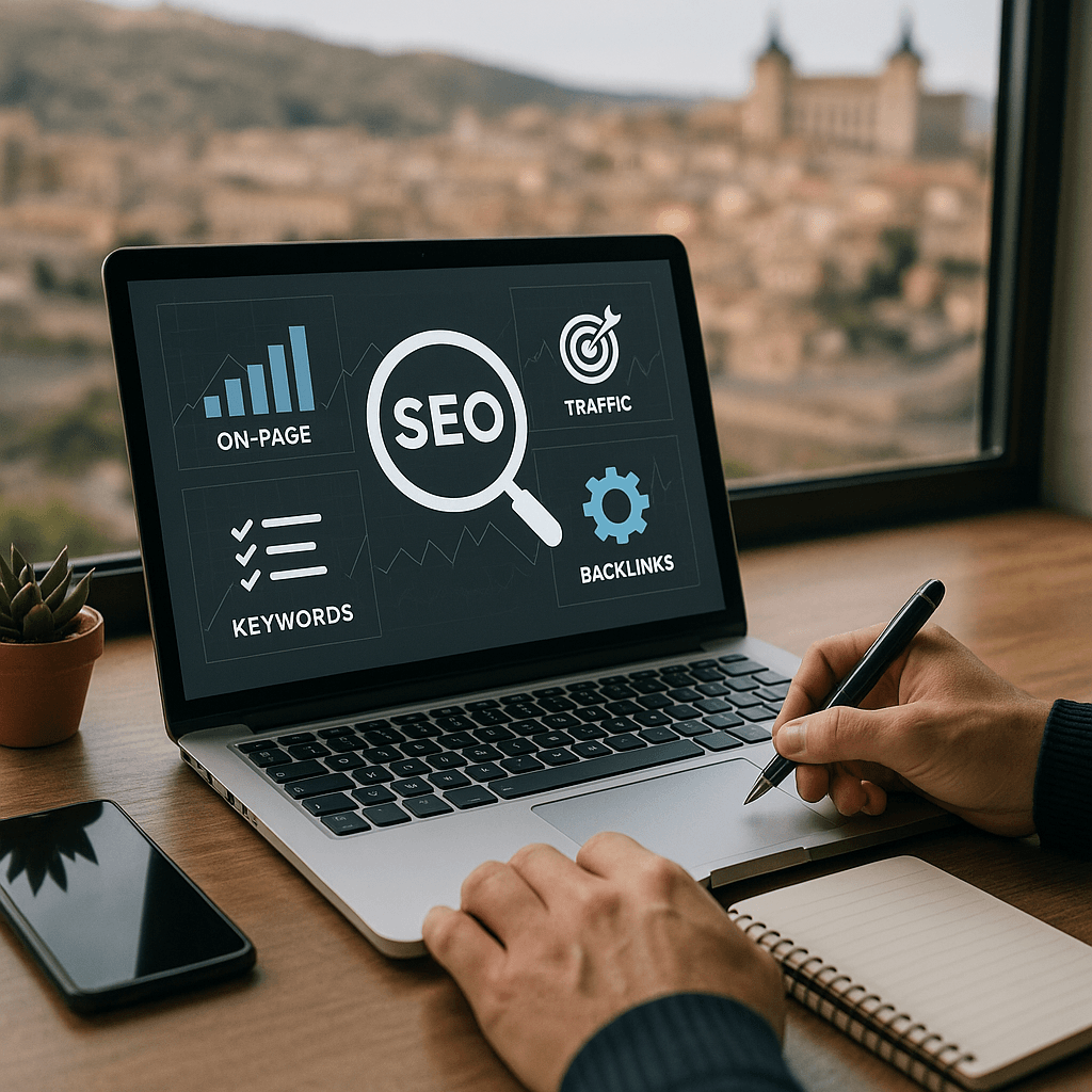 Proceso de optimización SEO para un sitio web en Toledo