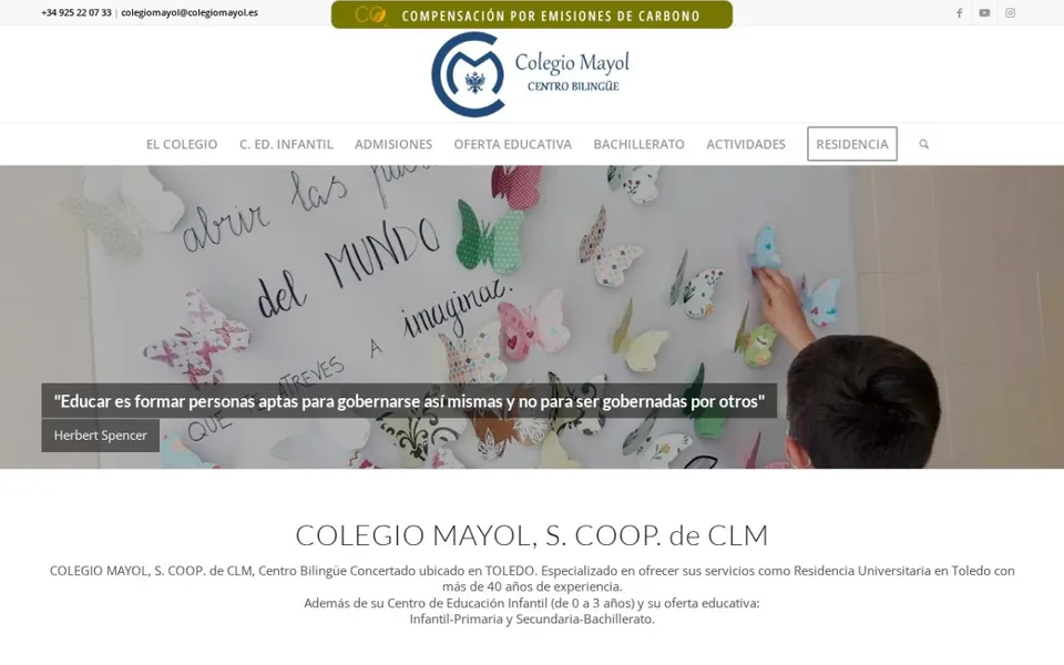 Proyecto web de Colegio Mayol Proyecto web de Colegio Mayol